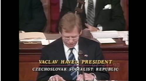 Panelová diskuse k 25. výročí cesty Václava Havla do USA a obnovení vztahů mezi Československem a USA